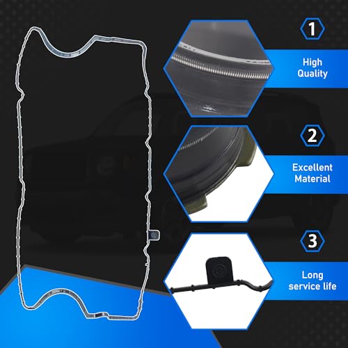 Image of VC4363G Engine Valve Cover Gasket W /Grom Kits Compatible with 2013 2014 2015 2016 2017 2018 2019 2020 Jeep Renegade Dodge Dart Fiat 500L Fiat 500X Replaces 55233643 55233644