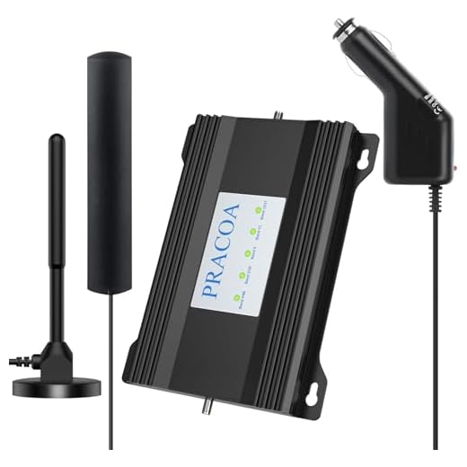 RV Cell Phone Signal Booster Car Truck RV Cell Phone Booster Car Vehicle SUV Support All Carriers AT&T T Mobile Verizon Signal Booster Car Cell Booster for RV 5G 4G LTE 3G Band 13/12/17/5/4/66/2/25