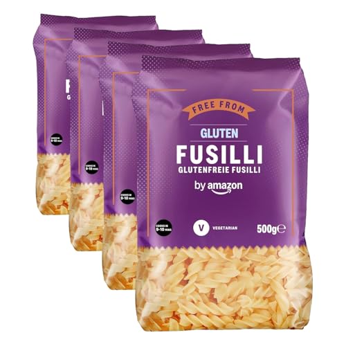 by Amazon Fusilli Sans Gluten, 500g (Lot de 4)