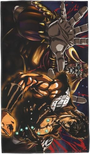 写真 北斗の拳 (1) 吸水速乾 洗顔タオル ホテル仕様 ソフトタオル 吸水速乾 耐久性 柔らか肌触り 軽量薄手 ファッション 四季 自宅 ビジネス ホテル スポーツなどに最適