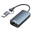 2.5G 2-in-1 USB A/C to Ethernet Grey