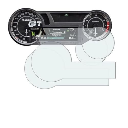 Film de protection cluster BMW K1600B écran moto anti-rayures 2016-2021