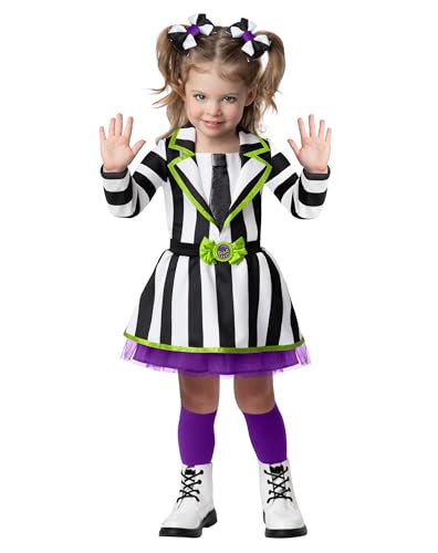 Disfraz Bebé Beetlejuice para Halloween miniatura 1