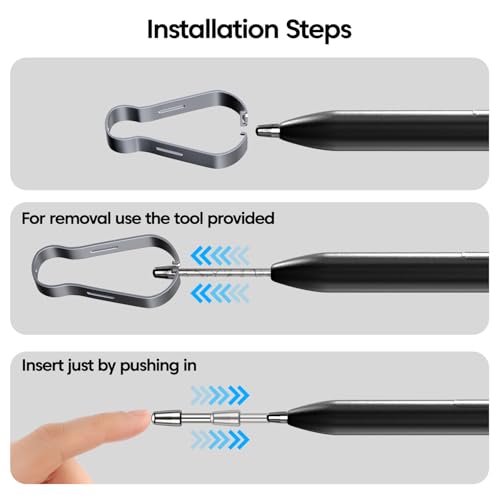 Image of Sounce Precision Stylus Pen Tips - Titanium Alloy Nibs Compatible with Samsung Galaxy S Pen Tab S7 /S8 /S9 and EMR Stylus, Long-Lasting & Smooth Control for Writing and Drawing