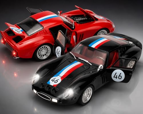 Image of Magicwand 1:32 Scale Die-Cast Metal Ferrrari GTO SPORTX Car【Colors as Per Stock】 with Openable Doors & Pull Back Action