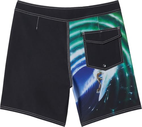 Quiksilver - Mens Rick Griffin Original Bs 18 Boardshort, Color Urchin/Black, Size: 342