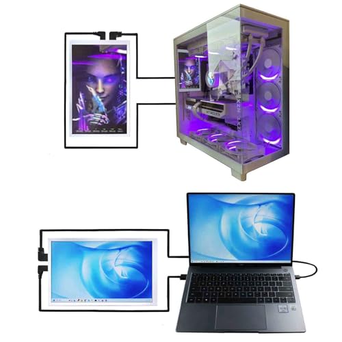 VSDISPLAY Mini monitor LCD de 8 polegadas IPS 1280 x 800 pequeno monitor portátil com interface Mini