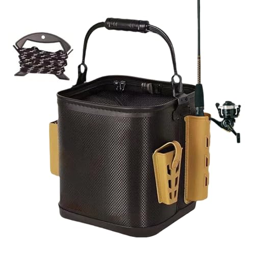 Seau à poissons résistant sac imperméable de pêche et leurres avec double zip - 2