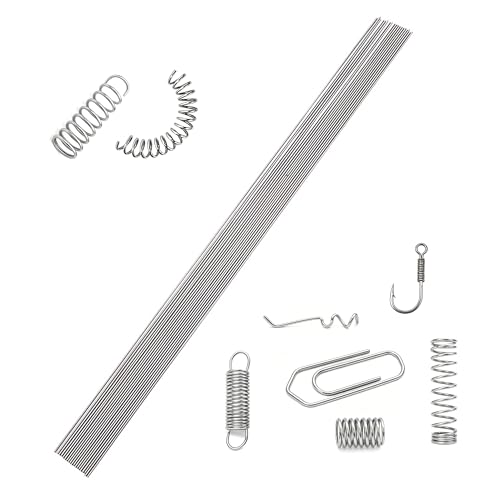Fil de ressort acier inoxydable 304 barre droite 0,35 mm fil inox bricolage modélisme TEN-HIGH