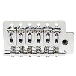 Musiclily 10.5mm Strat Tremolo Vibrato pour Guitare électrique Fender Stratocaster, Chrome - Les Beatles, Paul McCartney, John Lennon, RIngo Starr, George Harrison Musiclily 10.5mm Strat Tremolo Vibrato pour Guitare électrique Fender Stratocaster, Chrome – Image 3