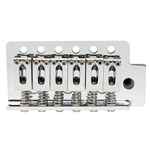 Musiclily 10.5mm Strat Tremolo Vibrato pour Guitare électrique Fender Stratocaster, Chrome - Les Beatles, Paul McCartney, John Lennon, RIngo Starr, George Harrison Musiclily 10.5mm Strat Tremolo Vibrato pour Guitare électrique Fender Stratocaster, Chrome – Image 4
