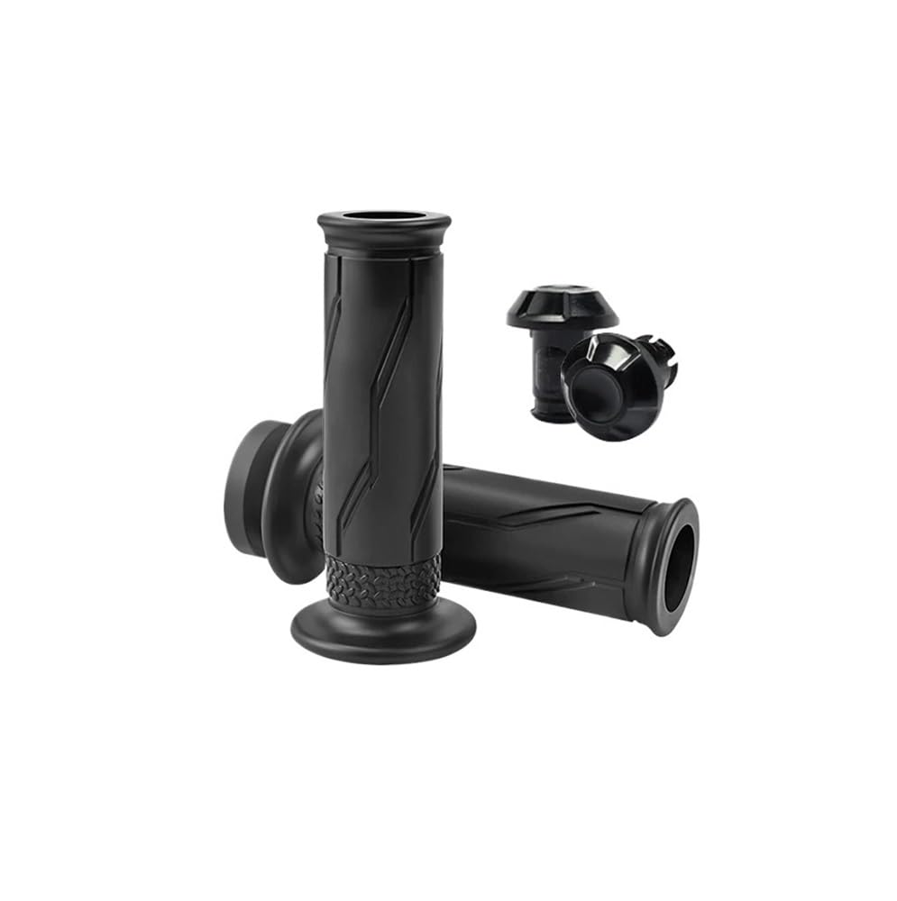 Universal Motorcycle Left And Right Throttle Tube Hand Grips Rubber For Rubber Throttle Grip For Ya&maha YZF R1 R6 R1S E-Bike Scooter Handlebars Grips Covers