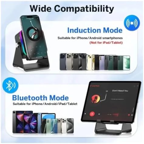 PFXXRENX 5-in-1 Bluetooth Speaker Magnetic Phone Holder - 4
