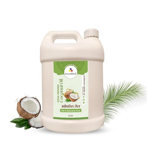 Image of CocoGlow Cold Pressed Coconut Oil Natural & Organic (5L)
