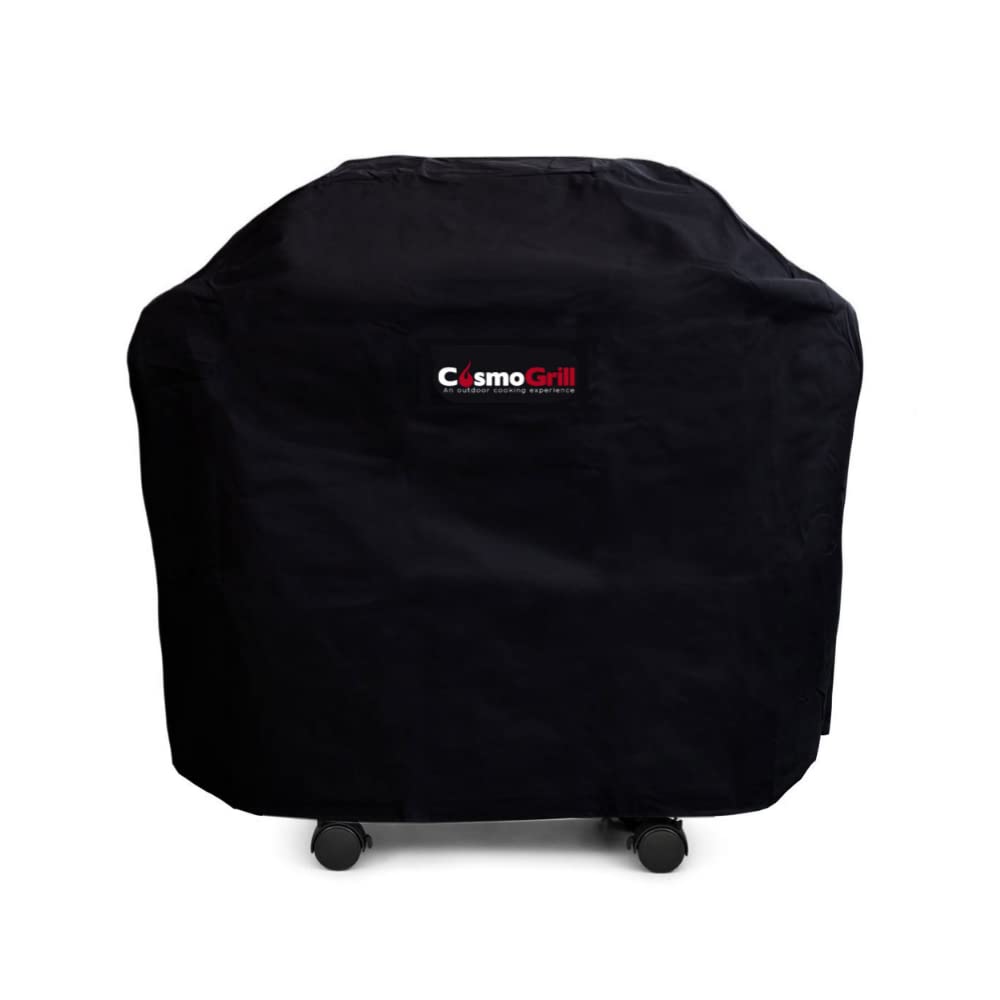 Cosmogrill Black Gas Barbecue - 6+1 Professional, Outdoor Gas Grill Bbq (Cover)