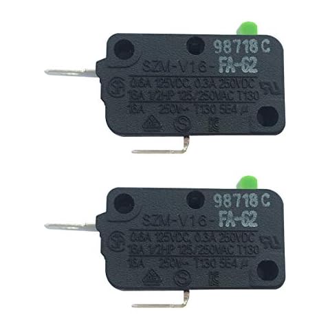 LONYE SZM-V16-FA-62 3B73361E Microwave Door Switch Replacement for LG Kenmore Microwave 6600W1K001C WB24X25397 WB24X817 PS3522736(Normally Closed)(Pack of 2) Cover