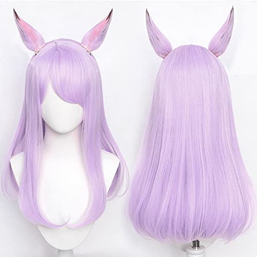 NoryNick ウィッグ メジロマックイーン コスプレ ウィッグ コスチューム ウィッグネット付き 耳としっぽ付き