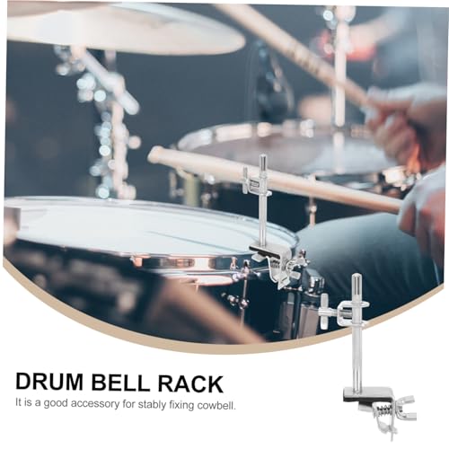 Ipetboom Abrazadera para Cowbell, Soporte Extensor para Batería, Clip de Montaje para Instrumentos de Percusión miniatura 5