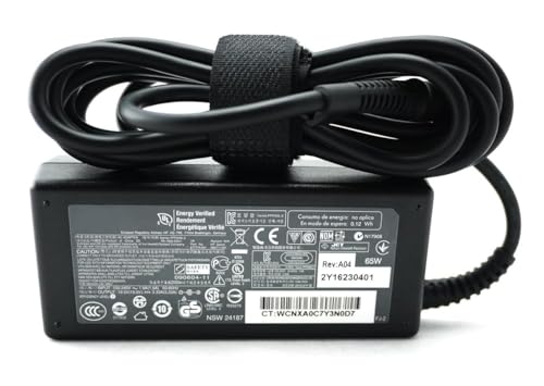 Londonus OEM 19.5V 3.33A 65W w/Smart Tip AC/DC Adapter Compatible with HP Pavilion AR58125 AR5B125 ProtectSmart AR 58125 5B125 Protect Smart Touch Ultrabook 18.5V 3.5A Power Supply Cord Charger