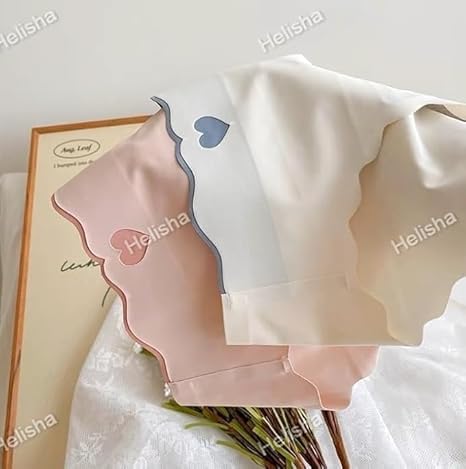 Image of HELISHA Women's & Girl's Regular Wear No Show Laser Cut Seamless Hipster ice Silk Panties,(Multi-Color-Pack-of-3) (Sizes S to XXL)