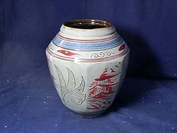 沖縄 琉球壺屋焼 新垣勲作 花瓶 壺屋焼 新垣勲 魚紋花瓶 – zakka store towi