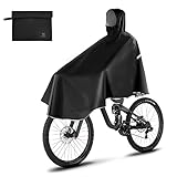 🌧️【Sicherheitsreflektierende Streifen & ausreichend Platz】Die reflektierenden Paspeln am Saum des Ponchos und das reflektierende Streifendesign auf der Rückseite sorgen für mehr Sicherheit beim Fahren in der Nacht.Selbst wenn Sie einen Rucksack tragen, gibt es auf der Rückseite ausreichend Platz, um Sie und Ihren Rucksack vor Regen zu schützen.Knopfhülse als Armlöcher, 2 winddichte Clips können an der Fahrradhalterung befestigt werden, um zu verhindern, dass Regenponcho durch den Wind schwankt.