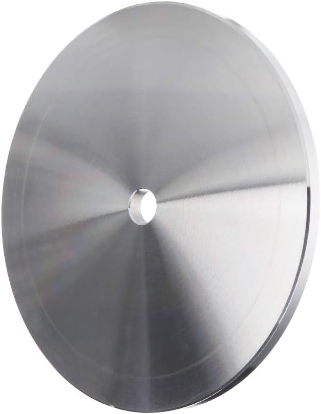 EMILYPRO Aluminum Disc Master Base Lap Plate 8" x 1/2" Arbor Grinding Pads for Flat Abrasive Wheels/Backer-Disc/Slant Cabber Polishing Machine - 1 Pack