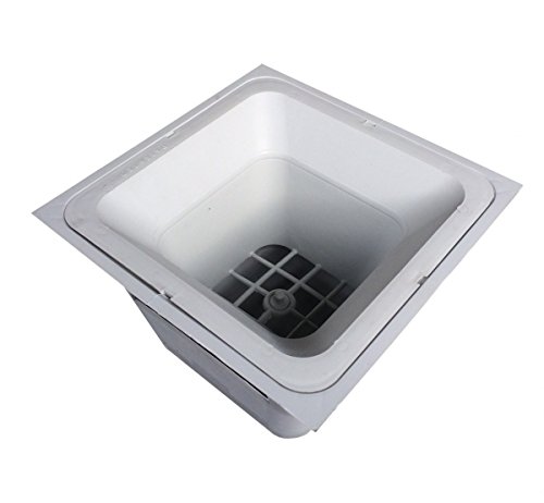 Preisvergleich Produktbild Schlammeimer mit Geruchsverschluss für Revisionsschacht 40 x 40 cm