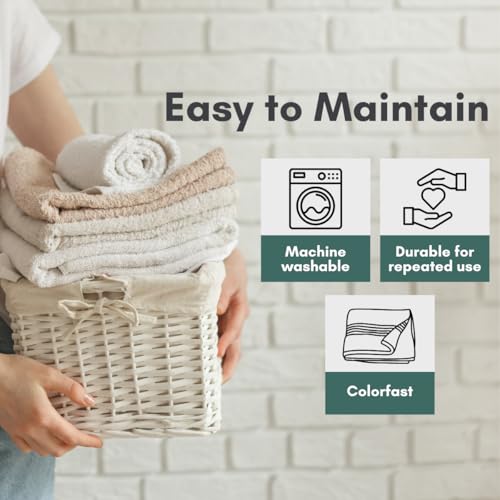Image of Mafatlal Joy Bath Towel Large Size - Pack of 2 | 58 x 29 inch | Soft Cotton | Quick Dry | Highly Absorbent | 450 GSM | Green N Red