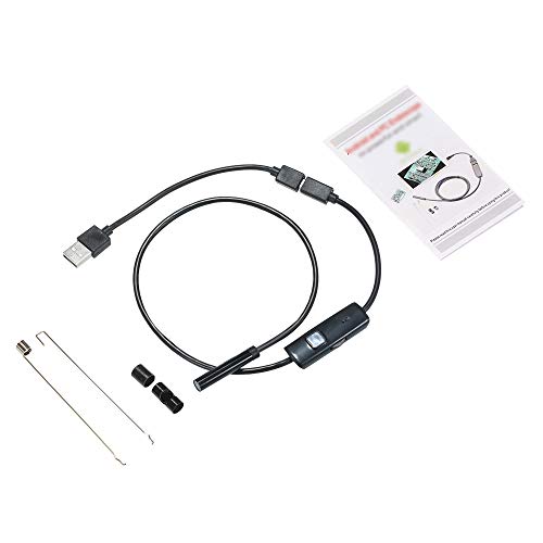 DECDEAL 7 MM 6 LED Lente Endoscópio IP67 À Prova D 'Água Inspeção Endoscópio Tubo de Cobra Fio Câme