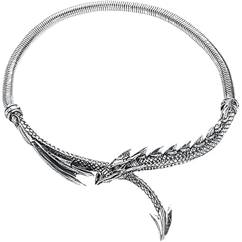 Collar Alchemy Gothic Dragons Lure Mujer Plateado Peltre Cover