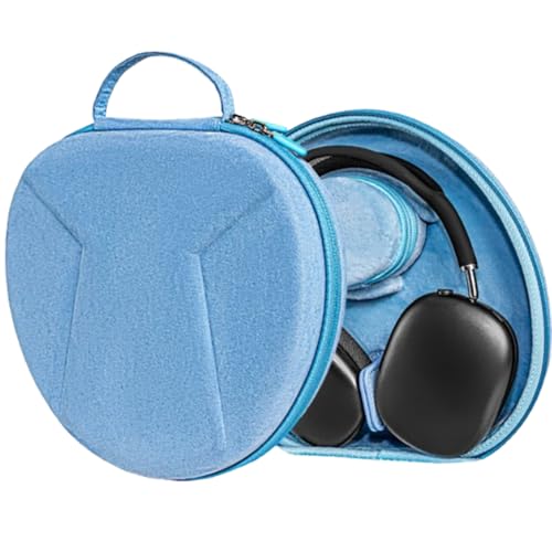 AirPods Max 2�w�b�h�z�� �Ή� EVA���[�P�[�X�|�[�^�u�� �C���z�� �C���z�� �P�[�X �o�b�O �n�[�h�w�b�h�t�H���P�[�X�p�g���x���P�[�X (blue)