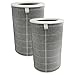 Produktbild vhbw 2x Aktivkohlefilter kompatibel mit Xiaomi Smart Air Purifier 4 Pro Luftreiniger - H12 Luftfilter Grau Weiß