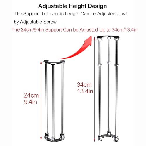 Barra de soporte ajustable de acero inoxidable para fregadero de cocina y baño 6