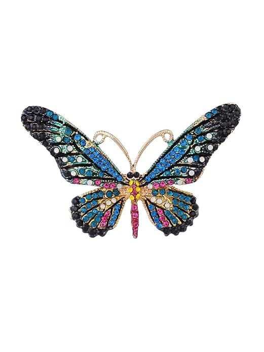 Yellow Chimes Brooch for Women Butterfly Shaped Brooch for Girls and Women (B0CKQRSZM1) Amazon Price History, Amazon Price Tracker