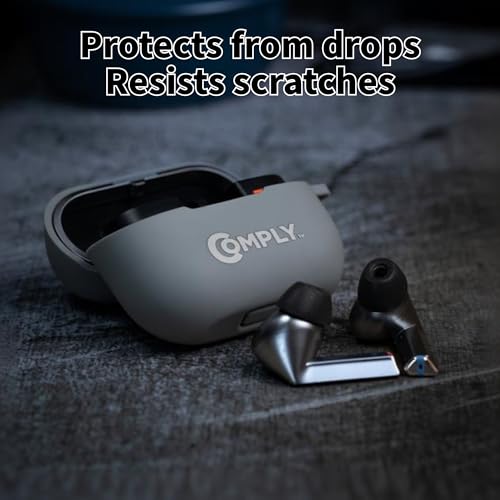 Image of Comply Silicone Protective Case | For Samsung Galaxy Buds3 Pro, Soft-Touch Matte, Drop /Scratch Resistant Cover, Wireless Charging Compatible