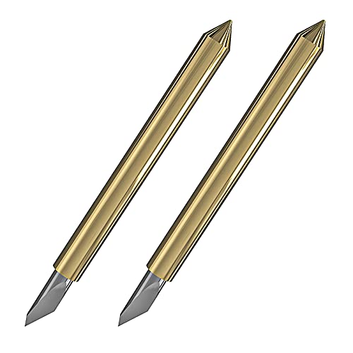 2 lâminas de ponta fina premium para Cricut Explore Air 2/Explore 3, lâminas de corte de substituiçã