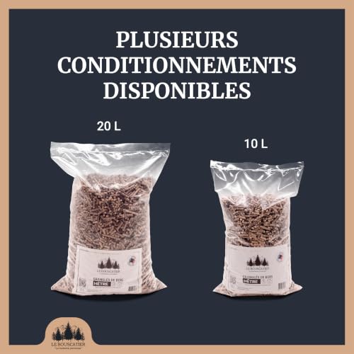 10L Granulés 100% Hêtre pour Barbecue & Four à Pizza, Pellets de Fumage Naturels, Haute Qualité, Arôme Bois Hêtre – Cuisson Grillades, Viande, Poisson & Pizza - Fabrication française – vue 8