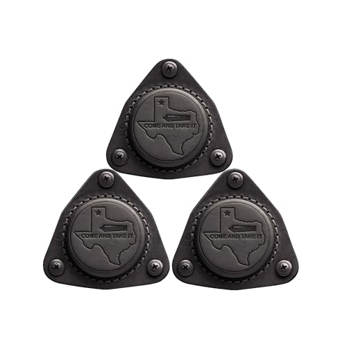 SofHold Gun Magnet Mount - Magnetic Holder for Car, Home and Play. Made in The USA (Come and Take It Black), 3 PK