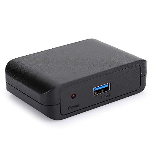 USB 3.0 to HDMI VGA Adapter, 1080P Video Line Group Dual Display Output Repetition Adapter(Black)