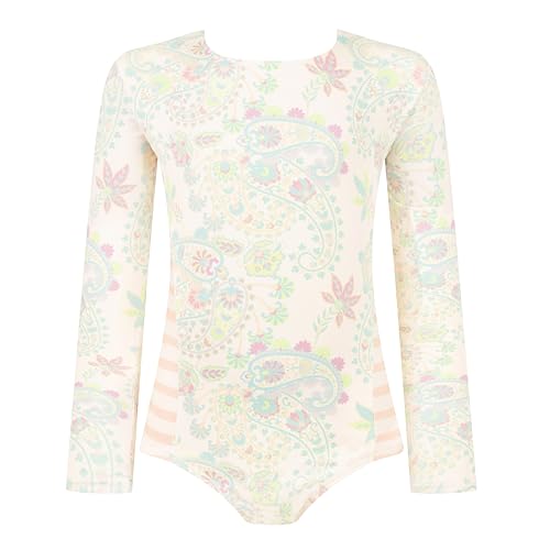 Kamarina Swim Girls Long Sleeve Swimsuit - UPF 50+ Chlorine ...