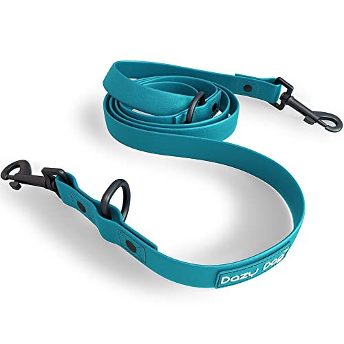 Dazy Dog Dura Waterproof Dog Leash, Adjustable Tethering Tpu Leash, Stronger Than Biothane, Silicone, And Rubber, For Small, Medium, And Large Dogs (Small/Medium, Teal Green) #TOP29