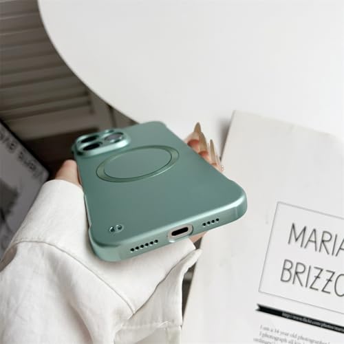 Coque rigide iPhone 16 Pro vert mat pour un usage quotidien minimaliste - 2