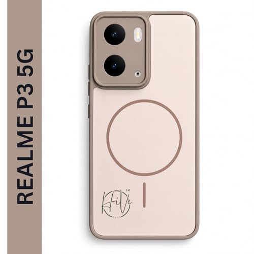 Image of Protective Back Cover for REALME P3 5G (Brown)