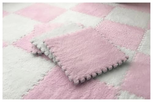 Alfombrillas para el suelo de felpa que aíslan del frío y protegen a bebés de caídas en el cuarto 5