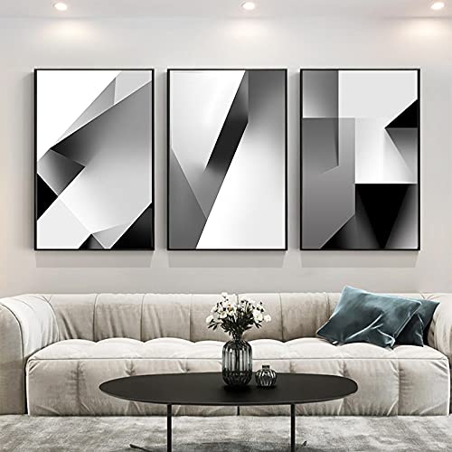 Peinture abstraite toile affiche moderne pour mur art esthétique salon 50x70cm 3pcs