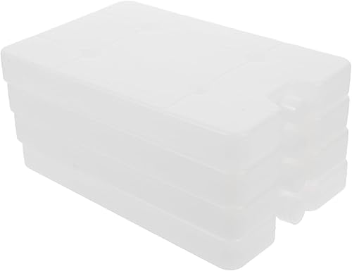 BESPORTBLE Mochila enfriadora de 4 unidades, paquetes de hielo delgados para loncheras, bolsa de hielo delgada, congelador, reutilizable, para uso