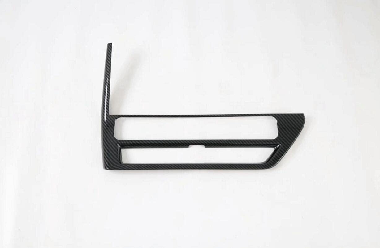 Carbon Fiber Style Car Interior Central Control Dashboard GPS Cover Trim for Toyota Highlander 2020-2021-2022