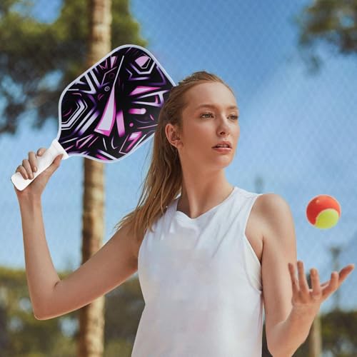 Pagaies de pickleball LED à noyau nid d'abeille amortissant et manche antidérapant AC - 3