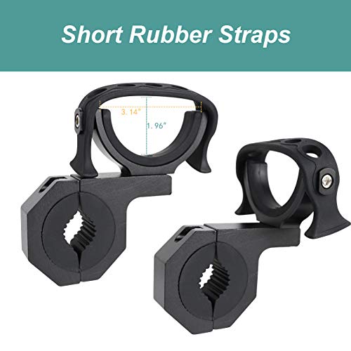AUFER Universal Multifunctional Vehicle Mount Roll Bar Gun Rack Holder Water Drink Cup Holder Fit For Jeep Wrangler UTV Polaris RZR Ranger Can-Am Kawasaki roll bar tool mount